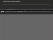 Tablet Screenshot of easycoverdesignpro.com